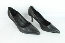 Escarpins France Arno cuir noir T 38 / UK 5 TRES BON ETAT