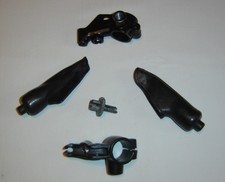 SUPPORTS et CACHES DE LEVIER DE GUIDON, TENDEUR YAMAHA125 DTMX 1979