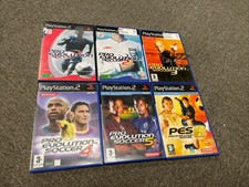 Lot PES Pro Evolution Soccer 1 2 3 4 5 et 6 Sony Playstation 2 PS2 - LOT 45