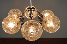 Spoutnik Lampe Vintage Plafonnier Chrome Orbit Plafonnier Space Age 70er