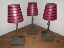 Lot de 3 Bougeoirs / Photophores - décoration de table - bougies 