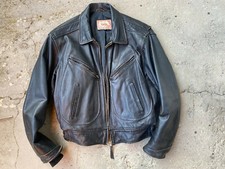 Veste Lee Trevor 2 Taille XL à XXL Blouson aviateur cuir vintage noir marron
