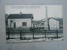 CPA aiguebelette lépin gué des planches prise d'eau du P L M 1918