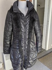 MANTEAU  DOUDOUNE NOIR T. M * ROSA ROSE *