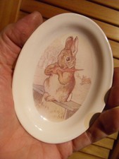 Coupe vide poche dinette !! ceramique a deco Mr Lapin Rabbit conte enfant !!!
