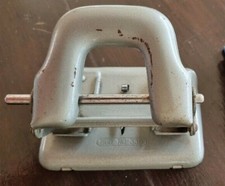 Ancienne perforeuse de bureau metal 2 trous - Vintage  année 50-60