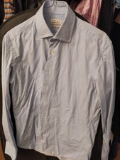 Chemise ZARA Rayures Blanches & Bleues (T : 40 Slim)