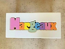 Damhorst Toys "Margeaux" Wooden Puzzle Stool Table Removable Letters and Legs