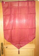 RIDEAU VOILE COULEUR BORDEAUX