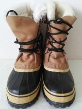 Great SOREL Caribou insulated brown/black lady's winter/snow boots Size 7