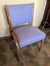 Lot de 4 chaises STEINER Bow Wood années 1950 à restaurer  