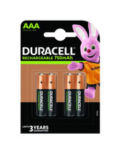Piles AAA DURACELL rechargeables accu HR03 750 mAh * PRIX DEGRESSIF *