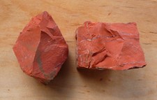 JASPE ROUGE lot de 58 g. pierres brutes naturelles, collection minéraux