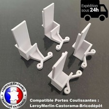 KIT Paires de guides porte coulissante rail placards FORM/OPTIMUM Guide Placard
