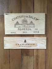 2 X facades, estampes caisse vin, Panels : DE SALES, LA CHAPELLE, Hermitage
