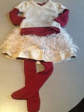  LOT 4 pièces: Repetto (pull et jupe)  ZARA (T-shirt +collants) 5 ans; superbes!