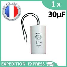 Condensateur moteur 30µF 30uF 450V à fils MKSP-5P démarrage/permanent