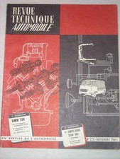 5392 RTA : BMW 700 - Compte rendu salon 1964 n°223 novembre 1964