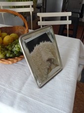 Vintage Miroir de barbier a poser ou a pendre en metal  (ref 7 )