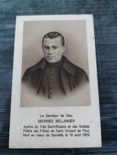 Georges Bellanger Le Serviteur De Dieu Image Pieuse Datée 1925 Holy Card