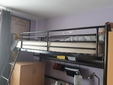 Lit Mezzanine adulte 1 place avec matelas 90 x 190