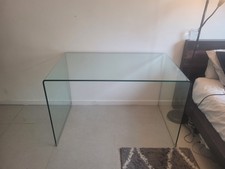 Bureau Console en Verre Trempé - CONFORAMA CLEAN (+700€ neuf)