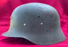 WW2 Casque ESPAGNE Z42 2nd Type STAHLHELM Textile M35 Espagnol Coiffe Identifié