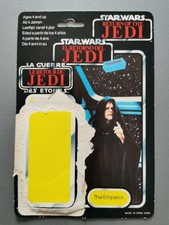 Cardback Star Wars rotj guerre étoiles THE EMPEROR Meccano trilogo Kenner 1983