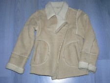  très beau blouson garçon 10 ans style peau de mouton parfait état
