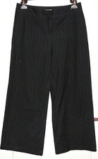 Joli pantalon large bleu à rayures MANOUKIAN T 42 TBE