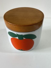 Pot à épices en céramique Vintage Pomme FRANCO POZZI Italie Collection Deco Pop