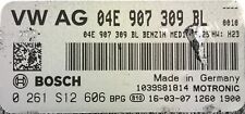 Calculateur VAG VW GOLF 7 1.2 0261S12606 04E907309BL MED17.5.25 