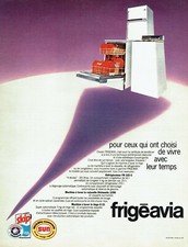 publicité Advertising 0522 1974  Frigéavia  lave linge  vaisselle réfrigérateur