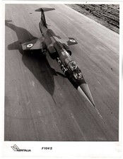 Aeritalia Starfighter F104S.Italy.Avion.Plane.Photo originale argentique.18x24cm