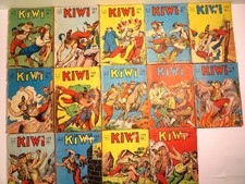 KIWI  14 BANDES DESSINEES : Lot N° 1 - N° 39 à 56 de 1958 à 1959 (voir liste)