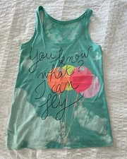 debardeur vert dos dentelle taille M