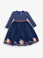 Filles' Festif Tulle Robe Soirée, Marine