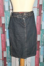 JUPE JEANS FEMME  °°°  MISS SIXTY °°°  CEINTURE . W31 / TAILLE 38 