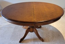 Belle TABLE OVALE en MERISIER MASSIF Style Louis Philippe