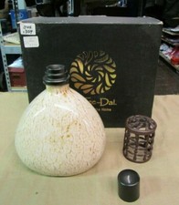La-Tee-Da! Fragrance Effusion Ceramic Lamp Travertine