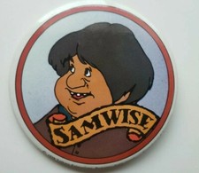 Vintage SAMWISE TOLKIEN Button 1978 Lord of the Rings