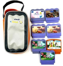 Jeu Vtech V-Smile Lot de Cartouches pour Console Vsmile + Pochette Officielle
