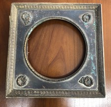 ancien cadre carré à suspendre bronze doré Louis XVI XIXème