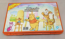 Jeu d'eveil boite Cube 40 Cubes walt Disney Winnie L'ourson +2 planche Fr Jouets