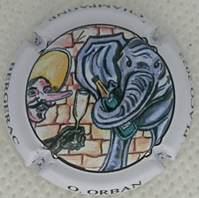 Capsule de champagne Olivier Orban Bourse du 4/09 club Les Placos de  Bergerac