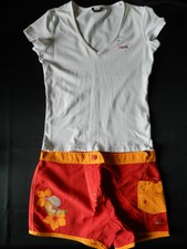  ENSEMBLE TEE-SHIRT GUESS + SHORT DECATHLON taille 36 ou 14 16 ANS