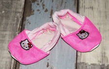 ~ 0/3 mois HELLO KITTY - ACC24 ~ Chaussons rose Fille NEUFS