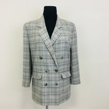 Adomino Designer 100% Laine Femmes Manteau Veste Taille Eur 46 US 16 UK 18