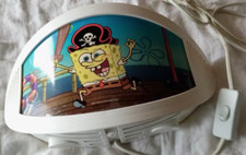 VINTAGE ANCIENNE VEILLEUSE  MURALE BOB L'EPONGE 2006 POUR COLLECTION