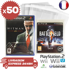 50 Protections Sachet Pochette Refermable Jeux Playstation Xbox PC Wii DVD Neufs